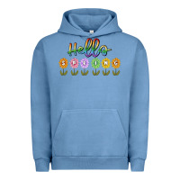 Pigment Pebble Blue hello spring Urban Hoodie - MaliasSmallBusiness