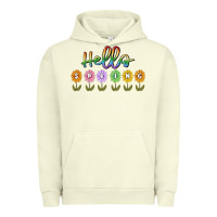Pigment Pistachio hello spring Urban Hoodie - MaliasSmallBusiness
