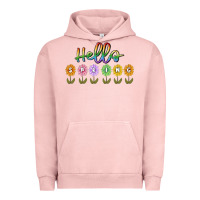 Pigment Salmon hello spring Urban Hoodie - MaliasSmallBusiness