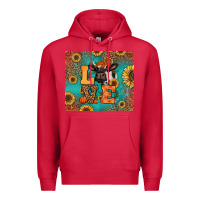 Cardinal love autumn cow Premium Hoodie - Jasminsmagicworld