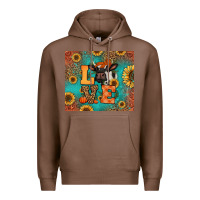 Chestnut love autumn cow Premium Hoodie - Jasminsmagicworld