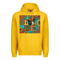 Lemon love autumn cow Premium Hoodie - Jasminsmagicworld