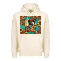 Tofu love autumn cow Premium Hoodie - Jasminsmagicworld