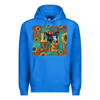 True Royal love autumn cow Premium Hoodie - Jasminsmagicworld