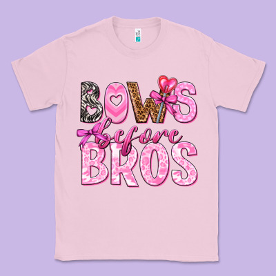 Classic Tee bows before bros