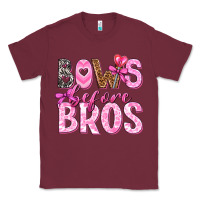 Burgundy bows before bros Classic Tee - texasbilliewilder