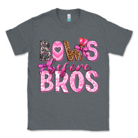Charcoal Heather bows before bros Classic Tee - texasbilliewilder