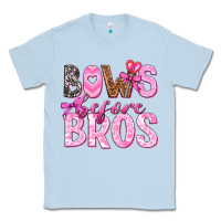 Dusty Blue bows before bros Classic Tee - texasbilliewilder