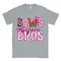 Heather Grey bows before bros Classic Tee - texasbilliewilder