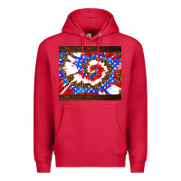 Cardinal usa tie dye Premium Hoodie - AdoDesignShop