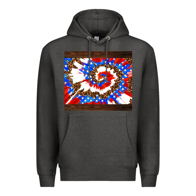 Usa Tie Dye Premium Hoodie by AdoDesignShop | Teevron