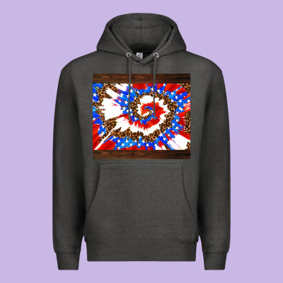 Usa Tie Dye Premium Hoodie Designed By Adodesignshop