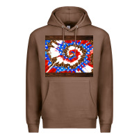 Chestnut usa tie dye Premium Hoodie - AdoDesignShop
