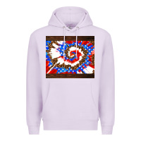 Lilac usa tie dye Premium Hoodie - AdoDesignShop