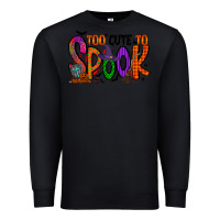 Black too cute to spook Premium Sweatshirt - RacoonDesign
