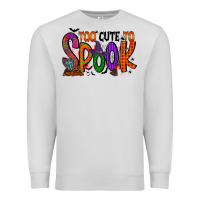 Dove Grey too cute to spook Premium Sweatshirt - RacoonDesign