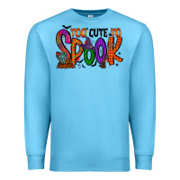 Ocean Blue too cute to spook Premium Sweatshirt - RacoonDesign