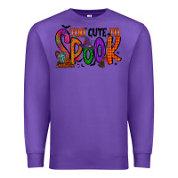 Purple too cute to spook Premium Sweatshirt - RacoonDesign