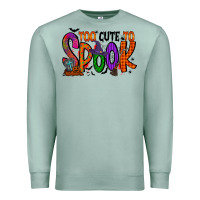 Seafoam too cute to spook Premium Sweatshirt - RacoonDesign