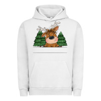 Pigment Lunar Rock Personalized Christmas deer Urban Hoodie - MaliasSmallBusiness