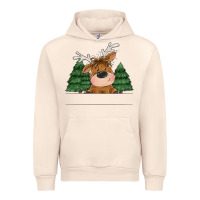 Sandshell Personalized Christmas deer Urban Hoodie - MaliasSmallBusiness