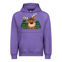 Tulip Personalized Christmas deer Urban Hoodie - MaliasSmallBusiness