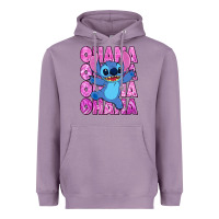 Lavender ohana stitch Heavyweight Hoodie - Zillion Design Studio
