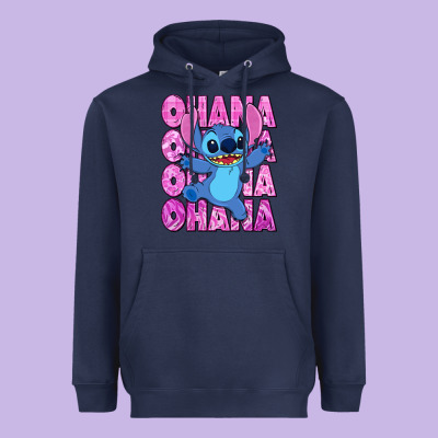 Ohana Stitch Heavyweight Hoodie Designed By Zillion Design Studio