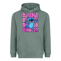 Sage ohana stitch Heavyweight Hoodie - Zillion Design Studio