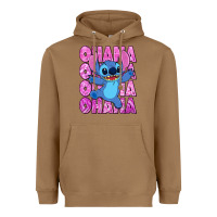 Toasted Coconut ohana stitch Heavyweight Hoodie - Zillion Design Studio
