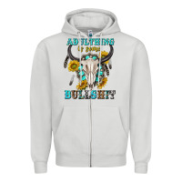 Dove Grey adulthing is some bullshit with sanflowers and gamstone  tbw Zipper Hoodie - texasbilliewilder