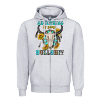 Heather Grey adulthing is some bullshit with sanflowers and gamstone  tbw Zipper Hoodie - texasbilliewilder