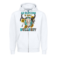 White adulthing is some bullshit with sanflowers and gamstone  tbw Zipper Hoodie - texasbilliewilder