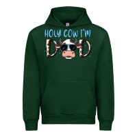 Forest Green holy cow i'm dad Urban Hoodie - MaliasSmallBusiness