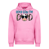 Fuchsia Pink holy cow i'm dad Urban Hoodie - MaliasSmallBusiness