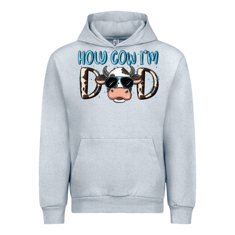 Holy Cow I'm Dad Urban Hoodie by MaliasSmallBusiness | Teevron