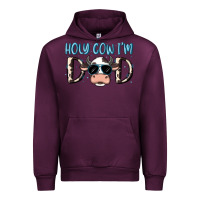 Mauve Wine holy cow i'm dad Urban Hoodie - MaliasSmallBusiness