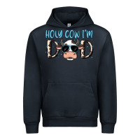 Navy holy cow i'm dad Urban Hoodie - MaliasSmallBusiness
