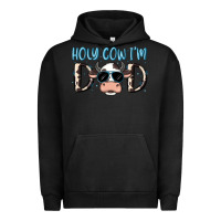 Pigment Black holy cow i'm dad Urban Hoodie - MaliasSmallBusiness