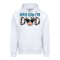 White holy cow i'm dad Urban Hoodie - MaliasSmallBusiness