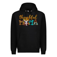 Black thankful mama baby calf Premium Hoodie - Jasminsmagicworld