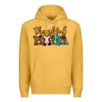 Mustard thankful mama baby calf Premium Hoodie - Jasminsmagicworld
