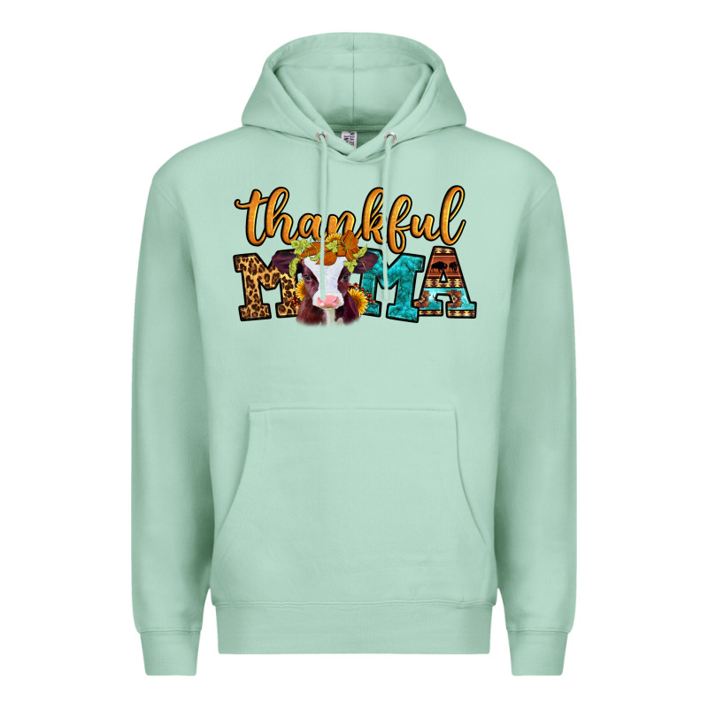 Thankful Mama Baby Calf Premium Hoodie by Jasminsmagicworld | Teevron