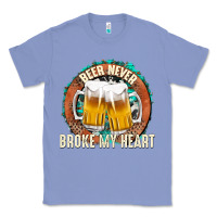 Colony Blue beer never broke my heart Classic Tee - texasbilliewilder