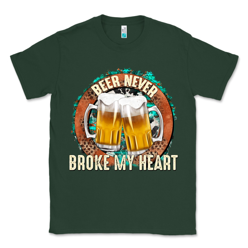 Beer Never Broke My Heart Classic Tee by texasbilliewilder | Teevron