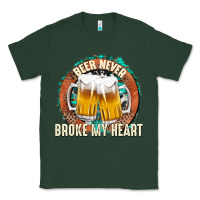 Sports Green beer never broke my heart Classic Tee - texasbilliewilder