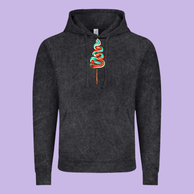 Bluered Lollipop Vintage Hoodie Designed By Adodesignshop