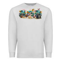 Dove Grey western farm trucks farm animals Premium Sweatshirt - FaDigitalArtStudio