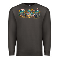 Smoke western farm trucks farm animals Premium Sweatshirt - FaDigitalArtStudio