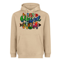 Mushroom one blessed mom autism Heavyweight Hoodie - Zillion Design Studio